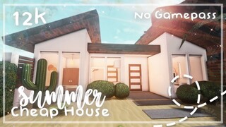 Roblox Bloxburg - No Gamepass Summer Modern House 12k! - Minami Oroi