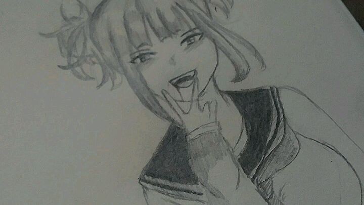 menggambar toga himiko tanpa sketsa?!!!