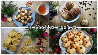 [cookies recipe] รวม 4 สูตรคุกกี้ขายดี