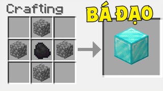 NHỮNG CÔNG THỨC BÁ ĐẠO TRONG MINECRAFT MÀ 99,9% NGƯỜI CHƠI KHÔNG BIẾT ĐẾN !! *ĐÁ = KIM CƯƠNG*