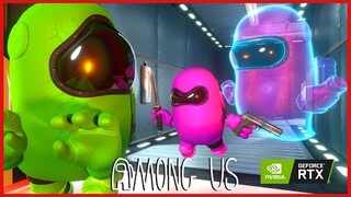 GHOST & MINI IMPOSTOR LIFE - AMONG US 3D ANIMATION #20