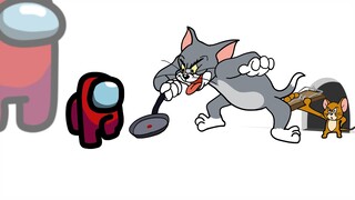 Mini Crewmate Kills Tom and Jerry Characters | Among Us