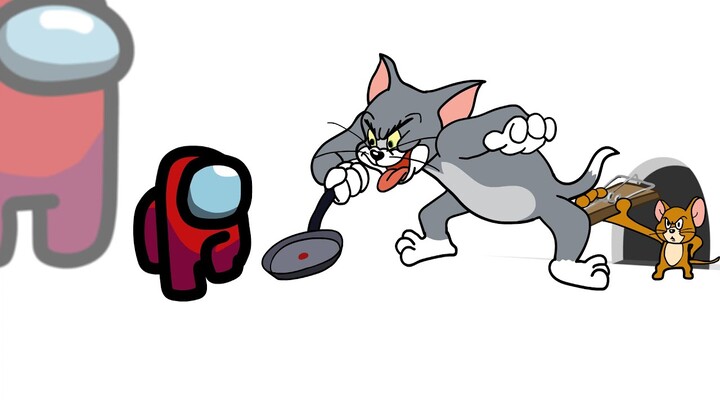 Mini Crewmate Kills Tom and Jerry Characters | Among Us