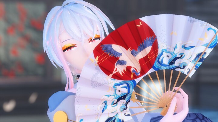 【Food Language MMD/鹄羹】 - I saw white feathers scattered, breaking up a pool of stars and moons - The