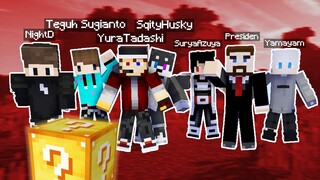 Member Sans SMP PERANG Lucky Block, RUSUH ABIS !! w/ @Teguh Sugianto, @Azuya Surya, @NightD, dkk.