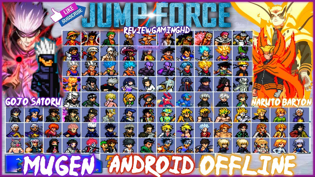 NEW Jump Force Mugen Apk for Android With 98 Characters! - BiliBili