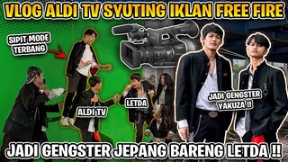 VLOG ALDI TV SYUTING IKLAN FREE FIRE JADI GENGSTER JEPANG BARENG LETDA HYPER DAN SIPIT !!