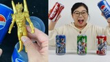 Ultraman Coke Can with Golden Noah? Fat Xiaowei opened five boxes in a row, and actually drew a myst