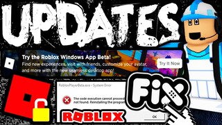 FIXING & DELETING BAD ROBLOX UPDATES! [FPS UNLOCKER, DESKTOP BETA APP, DLL ERRORS, MOBILE BUGS]