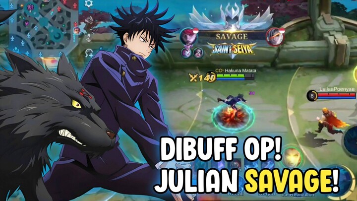 JULIAN SAVAGE! OP JUGA SETELAH DIBUFF! - MOBILE LEGENDS