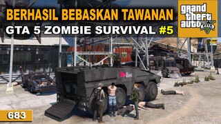 APC BOXER MASUK BASE - GTA 5 ZOMBIE SURVIVAL # 683