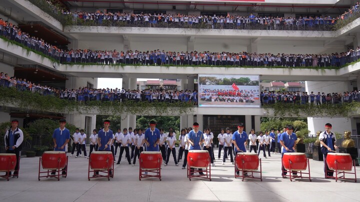 [ขอให้โชคดีในการสอบเข้ามหาวิทยาลัย] กิจกรรมตะโกนปีสุดท้ายประจำปี 2022 ของชมรมเต้นรำริมถนนในโรงเรียนม