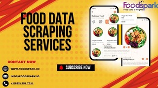 Food Data Scraping Services - Scrape Food Data from Websites