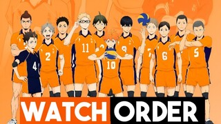 How to Watch Haikyuu!!  [ Anime? All Seasons, OVA & Movie ] in Order