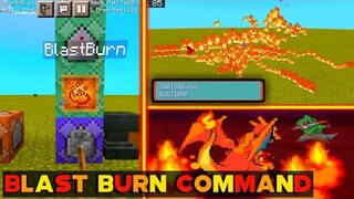 BlastBurn Power in Minecraft using a Command Blocks