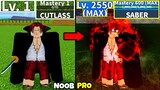 Beating Blox Fruits as Red Hair Shanks! Lvl 0 to Max Lvl Full Human v4 Awakening Noob to Pro!