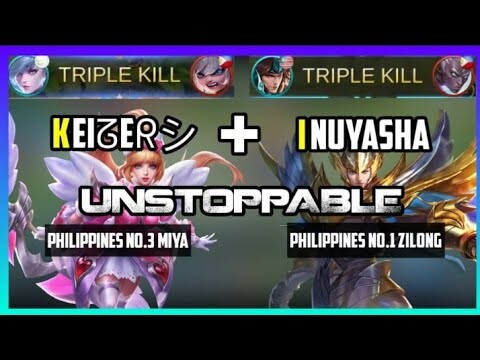 Miya + Zilong Unstoppable Gameplay!(WHEN THE 2 BEASTS SHOWS THEIR POWERS!) Gameplay#17