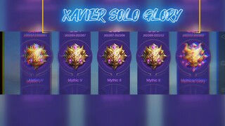 solo rank cuma pakek Xavier bisa glory 800+🔥