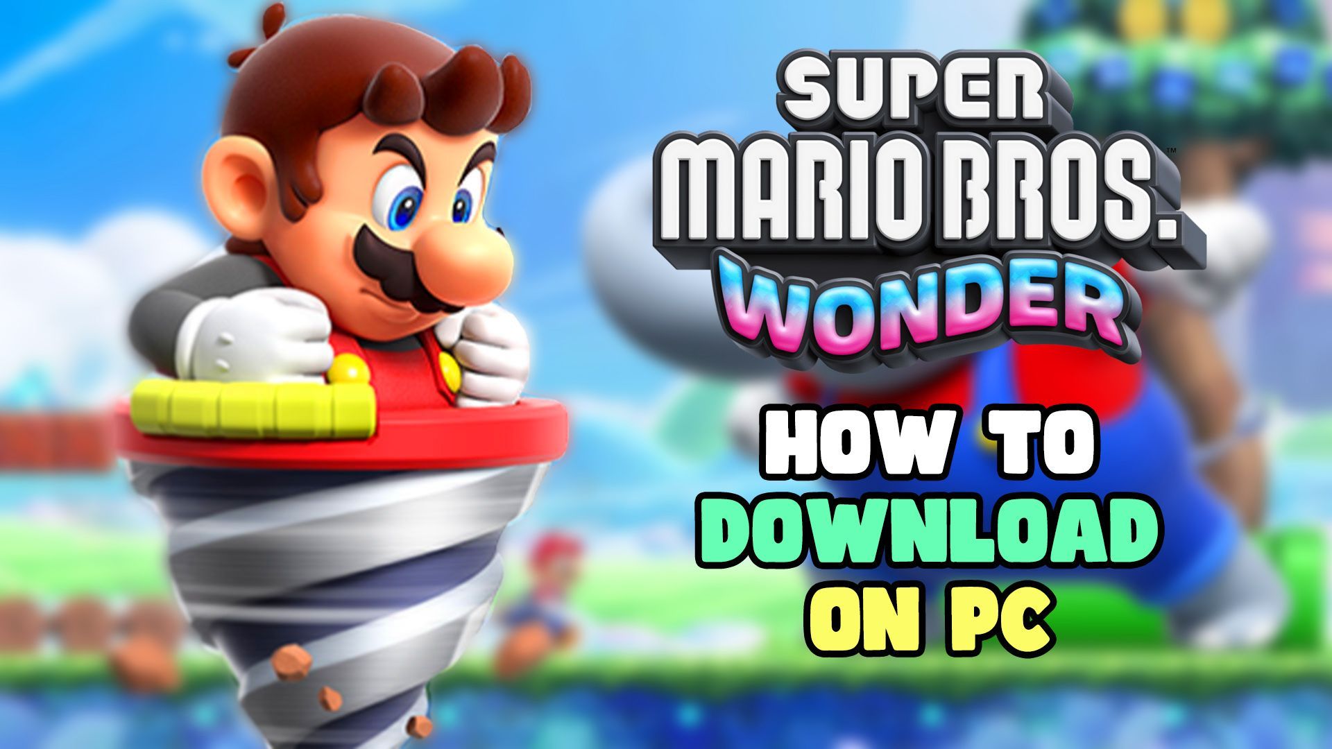 How to Download YUZU & Install Super Mario Bros Wonder on PC - video  Dailymotion