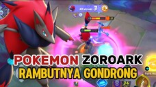 WADUH 🤪 TERNYATA POKEMON JUGA PUNYA RAMBUT GONDRONG‼️ ZOROARK POKEMON UNITE 🔥