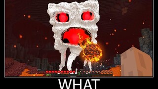 Minecraft รออะไร meme part 146 minecraft ที่เหมือนจริง Ghast