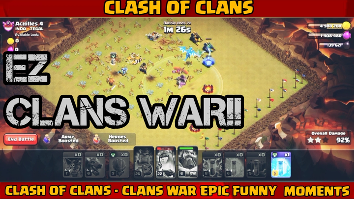 TH8 Best Top 5 Ground Attack Without CC Troop Clash Of Clans PART#2 - Bstation TH8 Best Top 5 Ground Attack Without CC Troop Clash Of Clans PART#2 - Bstation