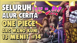 PERTARUNGAN SENGIT SUKU MINK!! SELURUH ALUR CERITA ONE PIECE ARC WANO KUNI PART 14 | 13 MENIT