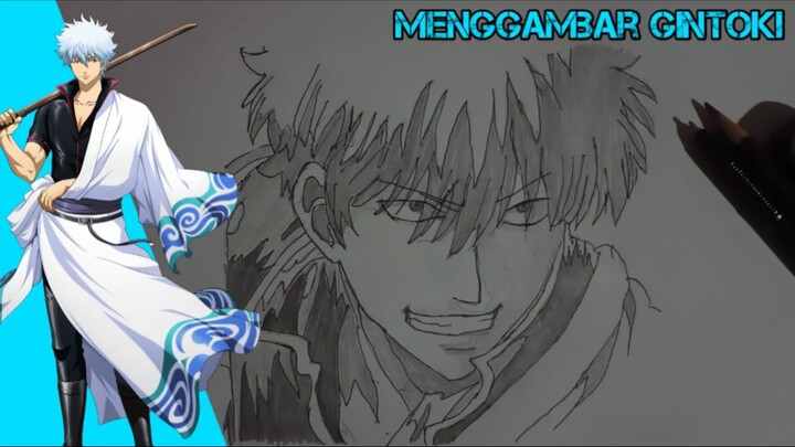 menggambar Gintoki Sakata🔥🔥