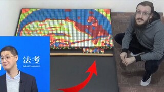 Orang asing "Zhang San" sedang melarikan diri? Teka-teki Kubus Rubik super besar milik Guru Luo Xian