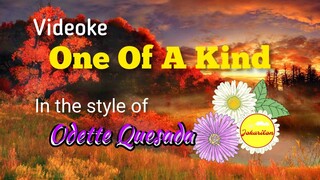 One Of A Kind - Videoke in the style of Odette Quesada