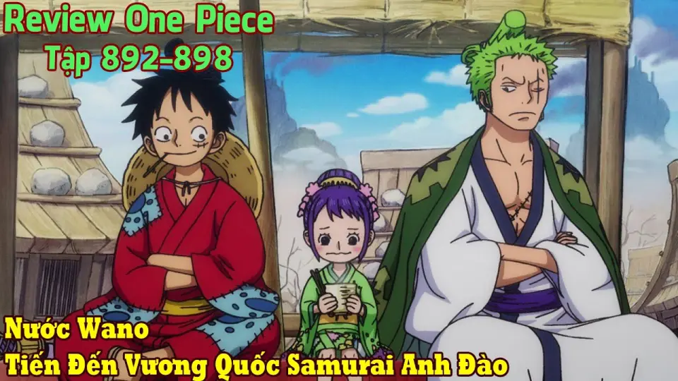 Review One Piece Tập 2 8 Nước Wano Tiến đến Vương Quốc Samurai Anh đao đảo Hải Tặc Bilibili