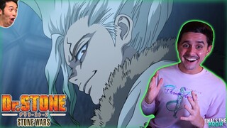 "STONE WARS" Dr. Stone Season 2 Episode 1 Live Reaction!