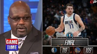 NBA GameTime reacts to Luka Doncic drops 30 Pts as Mavericks beat Warriors 119-109 in Game 4