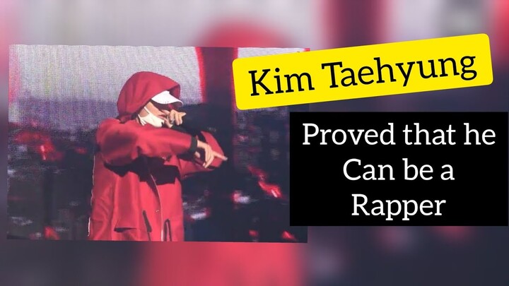 Kim Taehyung Proved that he can be a Rapper