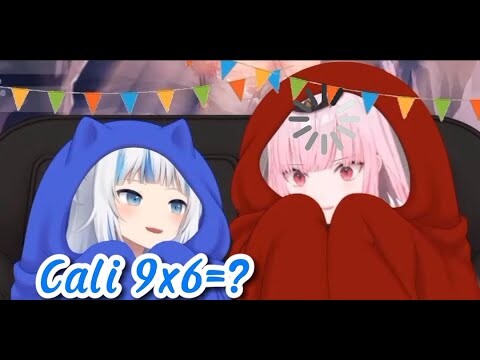 [Hololive Vietsub] Học toán cùng Gura Và Cali