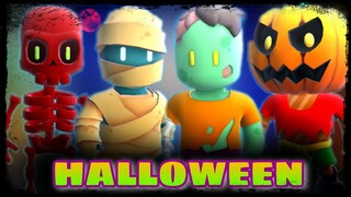 🧟PARTIDAS EN STUMBLE GUYS SOLO CON SKINS DE HALLOWEEN🧛 BOOO!!🕷️