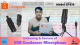 Unboxing & Review of USB Condenser Mic SF-970 | Recording & Voice over Mic | Jhay-know