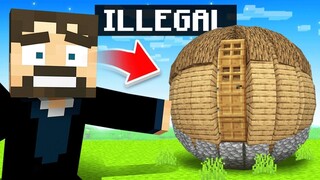 I Built an Illegal House in Minecraft