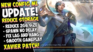 New Config ML Reduce Storage - Anti Lag 60 - 120 FPS - ML Lag Fixer - Xavier Patch | MLBB