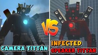 PERTARUNGAN DAHSYAT!! CAMERA TITAN VS SPEAKER TITAN INFECTION & G-MAN! SIAPA YG MENANG?!!@BANGJBLOX