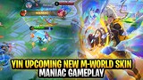 Yin Upcoming New M-World Skin Gameplay | Mobile Legends: Bang Bang