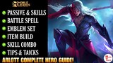 New Hero Arlott complete Guide Mobile Legends | Arlott best build | Arlott tutorial |tips and tricks