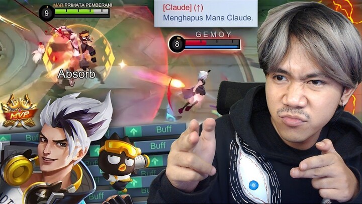 CLAUDE SEKARANG TANPA MANA ? MARI KITA COBA - Mobile legends