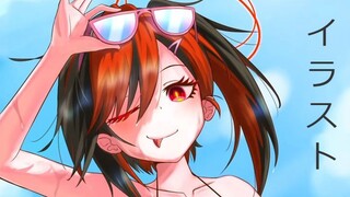 【イラスト】夏のリュウコ Summer Ryuuko