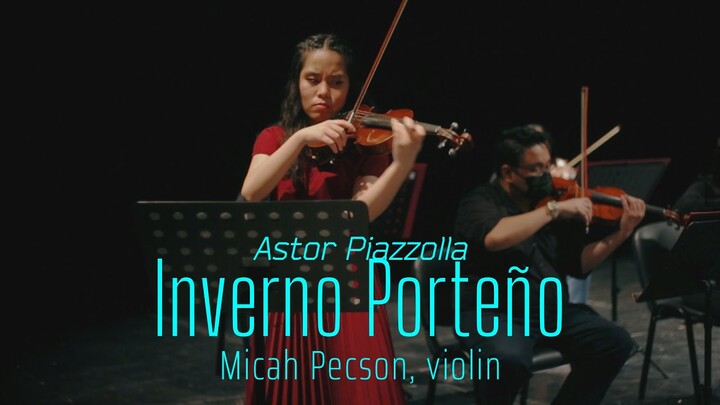 Inverno Porteño by Astor Piazzolla, with Micah Pecson and the Manila Symphony Orchestra
