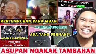 MBAH TEMPUR, FREE FIRE X ATTACK ON TITAN, PUBGM NOMOR 1, SENDAL PAKE PENITI - ASUPAN NGAKAK TAMBAHAN