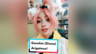 Arigatou! genshinimpact diona genshin genshinimpactcosplay dionacosplay gaming videogame anime cosp