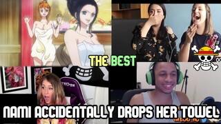 NAMI Drops Her Towel In Front of the ENEMIES | One Piece Reaction Mashup