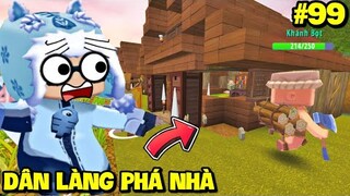 SINH TỒN THẾ GIỚI MỚI TẬP 99: MEOWPEO BỊ DÂN LÀNG PHÁ HẾT NHÀ CỬA TRONG MINI WORLD