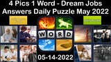 4 Pics 1 Word - Dream Jobs - 14 May 2022 - Answer Daily Puzzle + Bonus Puzzle